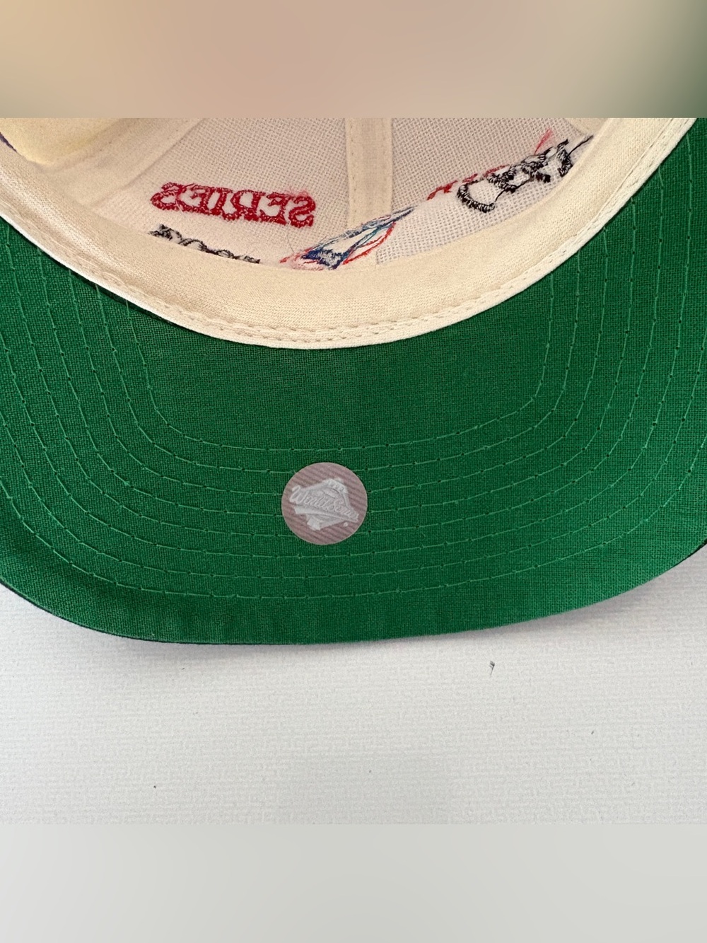 Vintage Toronto Blue Jays 1993 World Series Championship Logo 7 Snapback Hat NWT - Picture 12 of 14